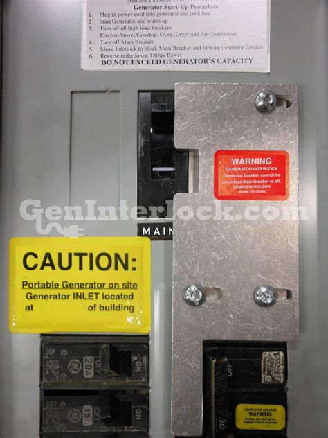 general electric lock box|ge interlock plate.